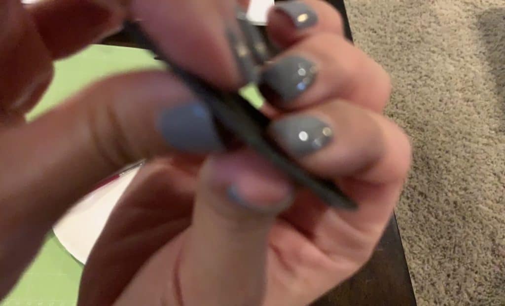 faux leather svg on Cricut design