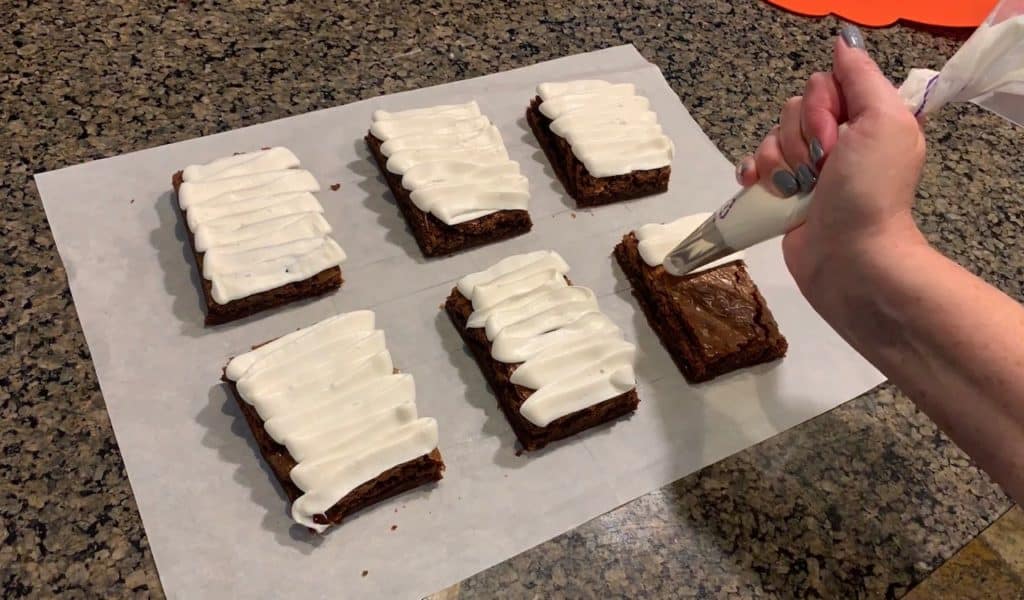 Mummy Brownies, the perfect Halloween treat