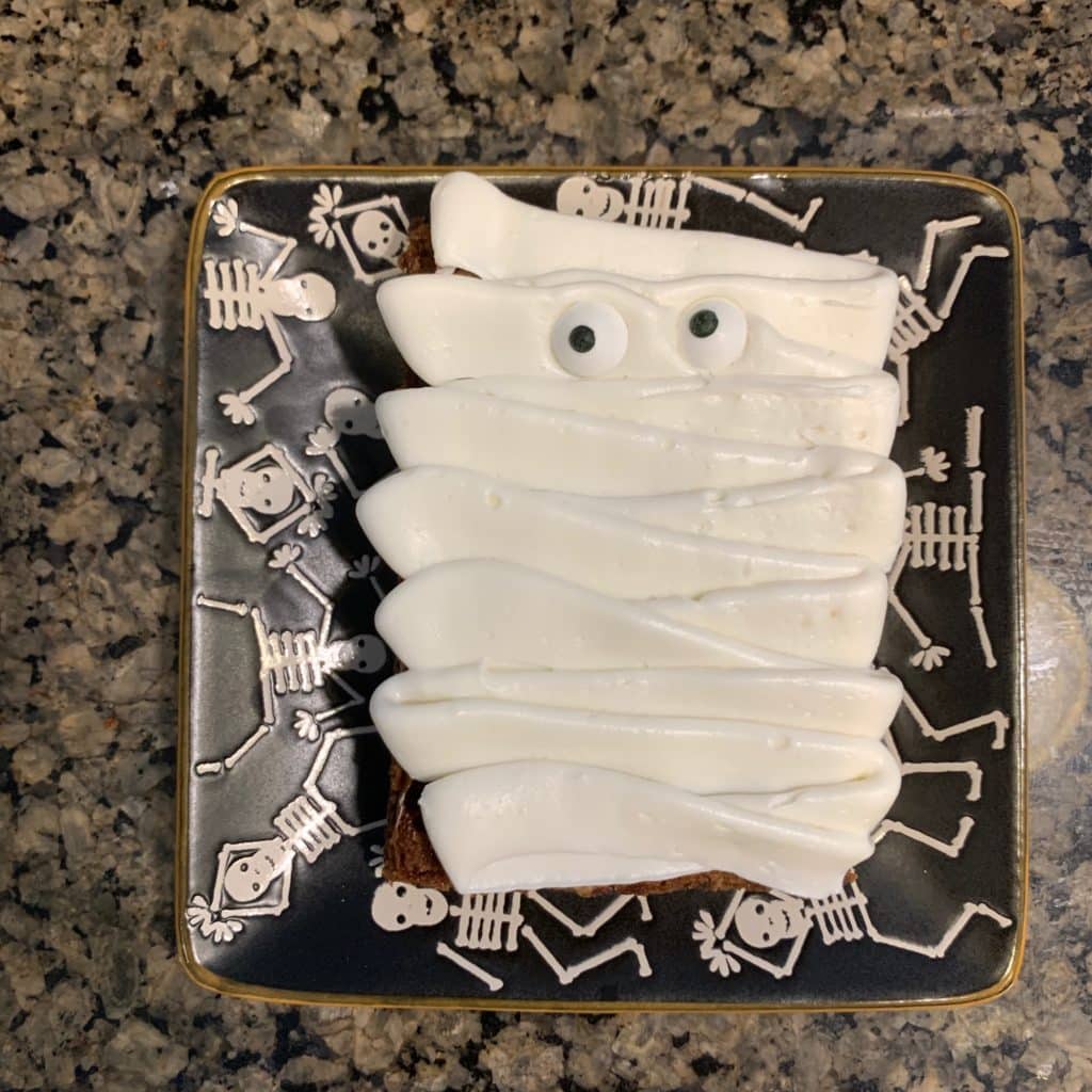 Mummy Brownies, the perfect Halloween treat