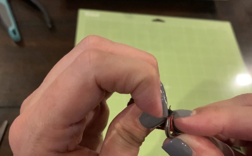 diy faux suede earrings