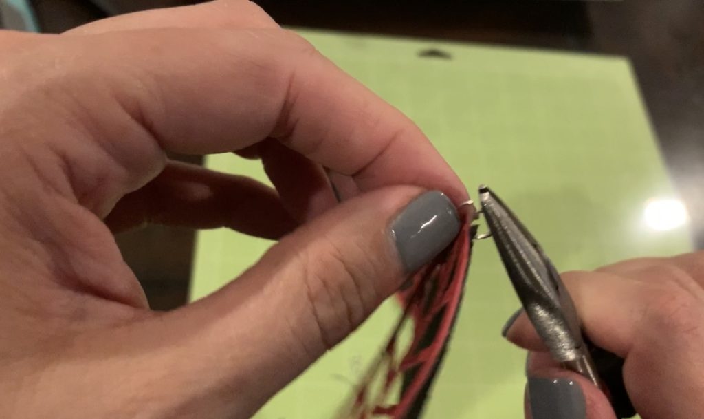 diy faux sued earrings