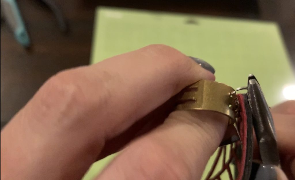 diy faux suede earrings