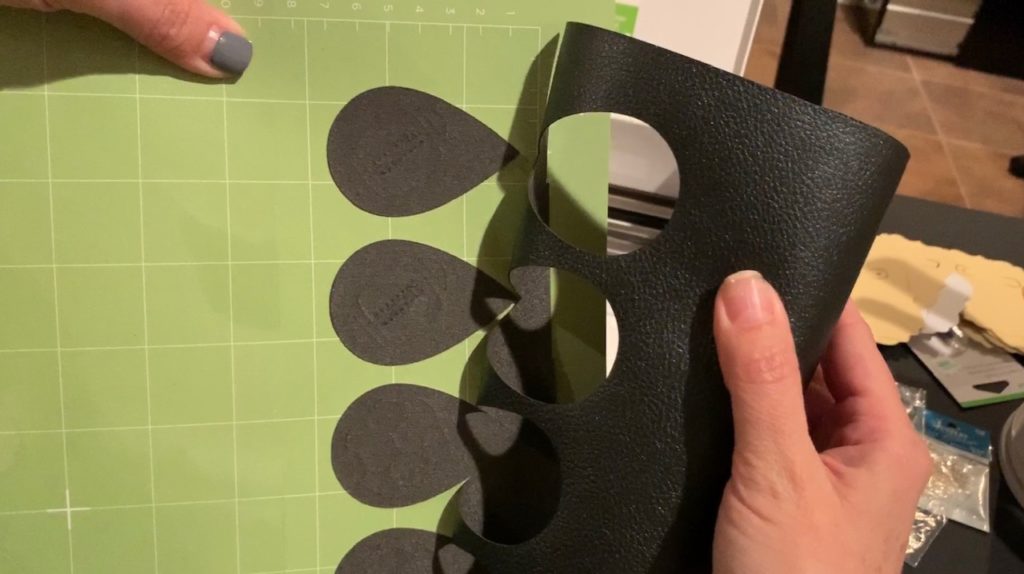 sports faux leather earrings diy