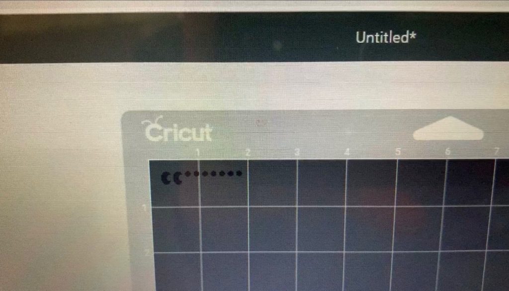 Cricut design space project