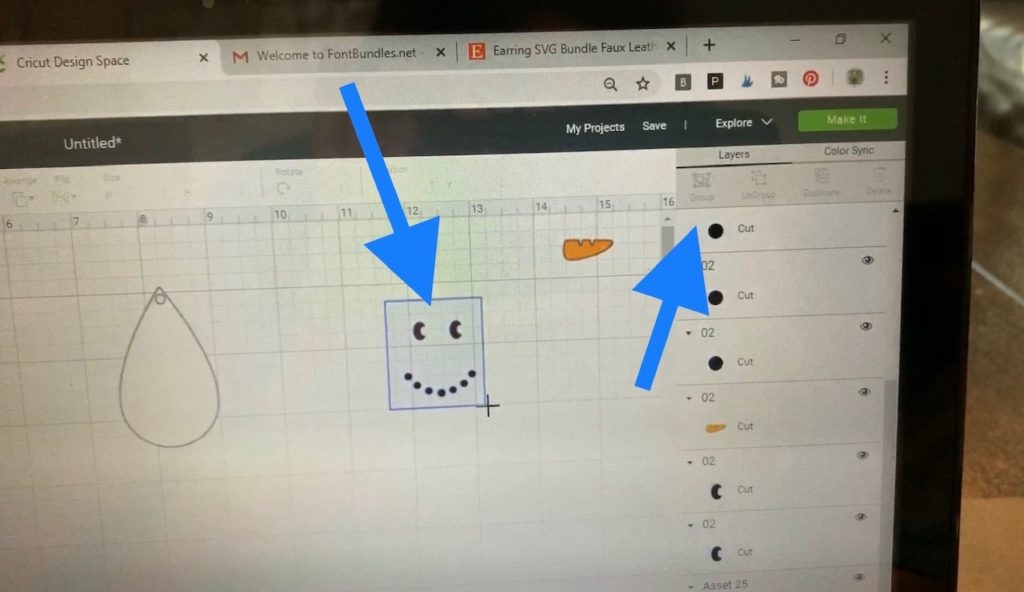 Cricut design space project