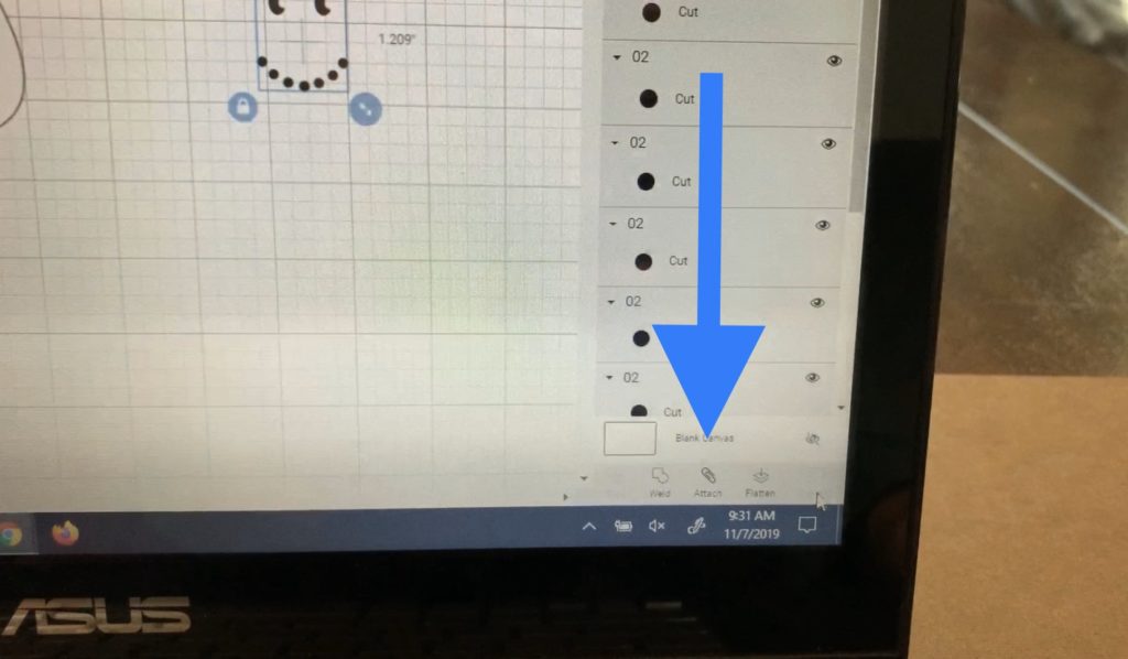 Cricut design space project