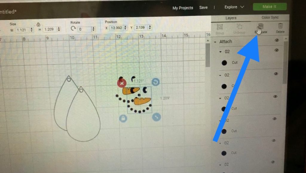 Cricut design space project