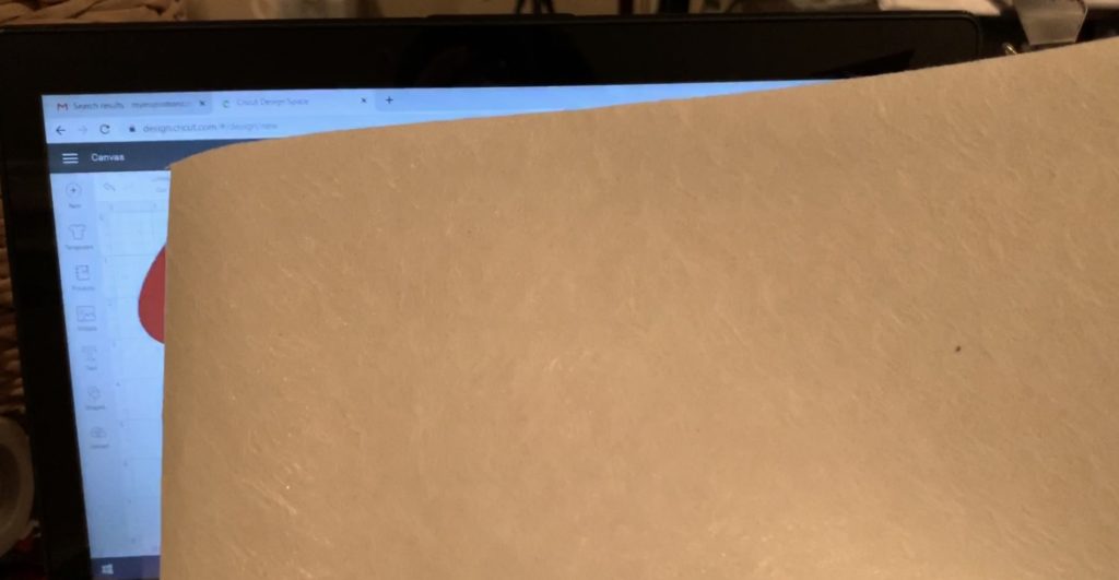 making diy faux leather earrings in Cricut Design Space