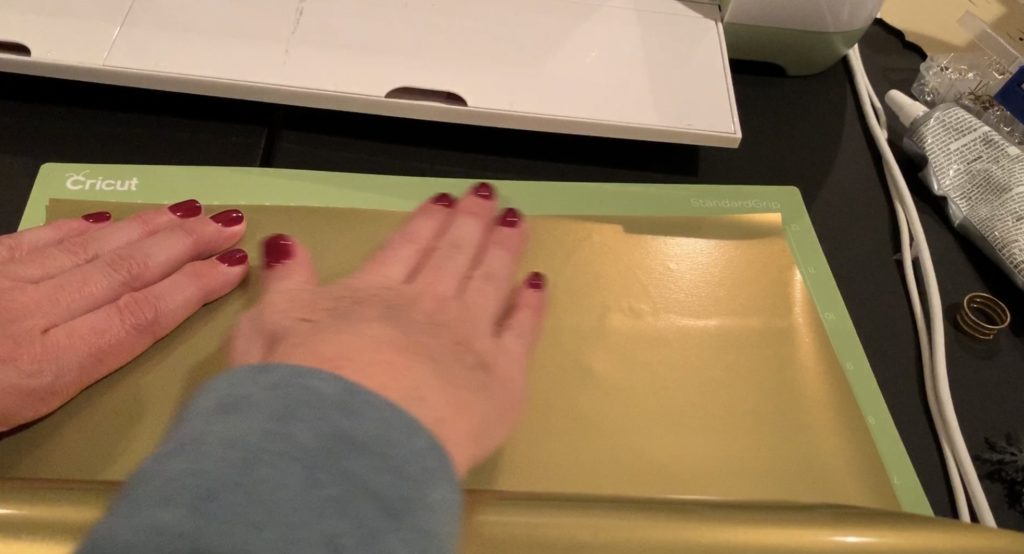 Reindeer leather earrings