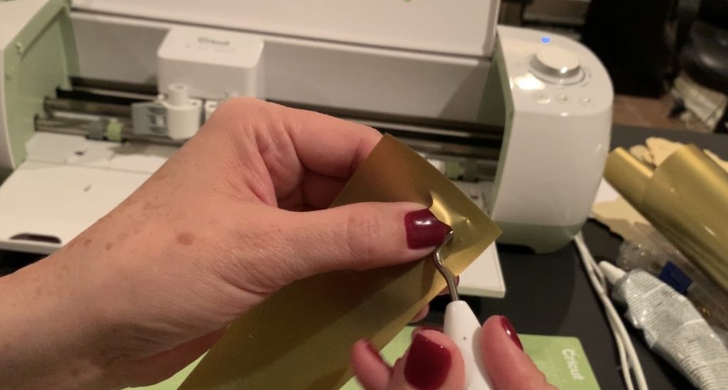 Reindeer leather earrings