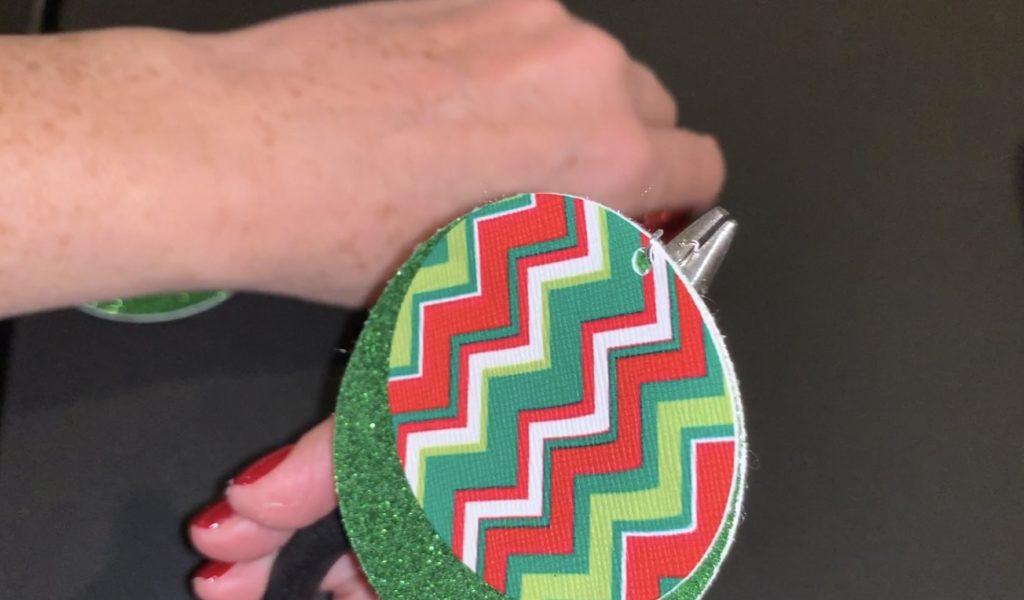 making ugly sweater earrings