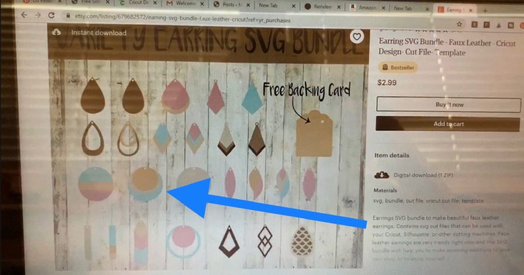 making ugly sweater earrings