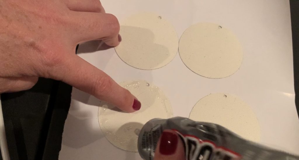 making ugly sweater earrings