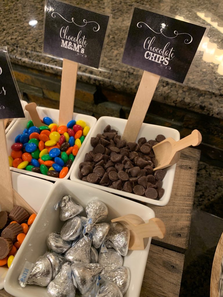 Halloween Popcorn Bar, a Great Halloween Party Food