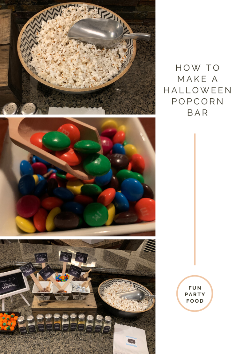 Halloween Popcorn Bar