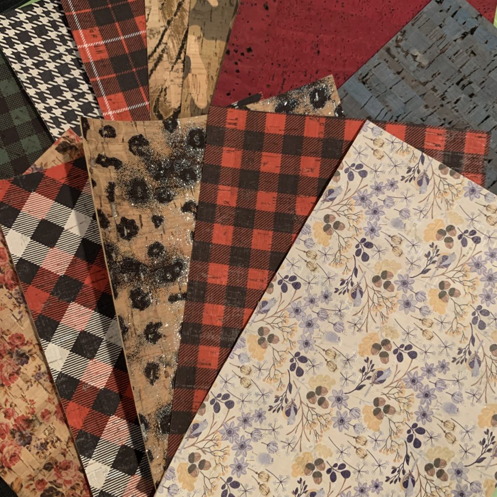 Cork sheets for DIY Cork Earrings