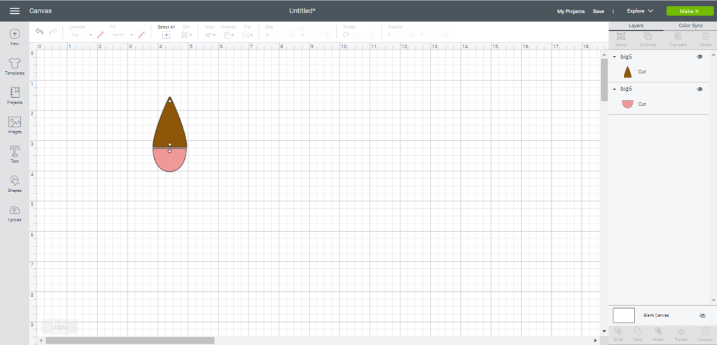 diy faux leather earring, split teardrop earring
