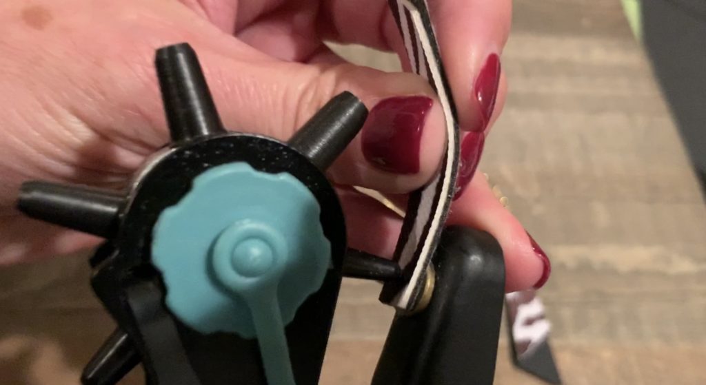 DIY faux leather earrings