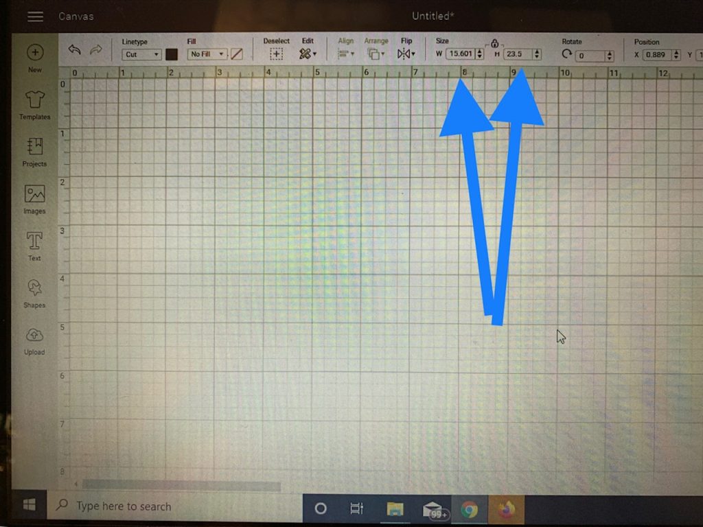 making faux leather earrings on a Cricut