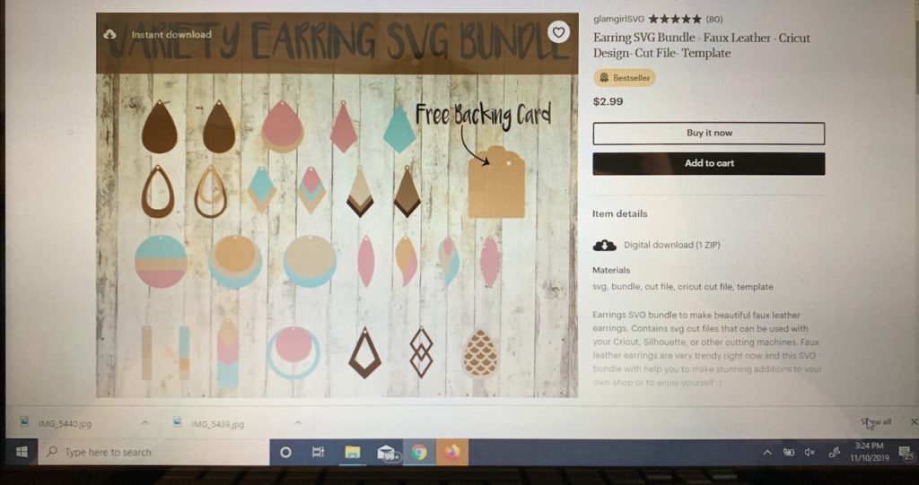 SVG file website Glam Girl