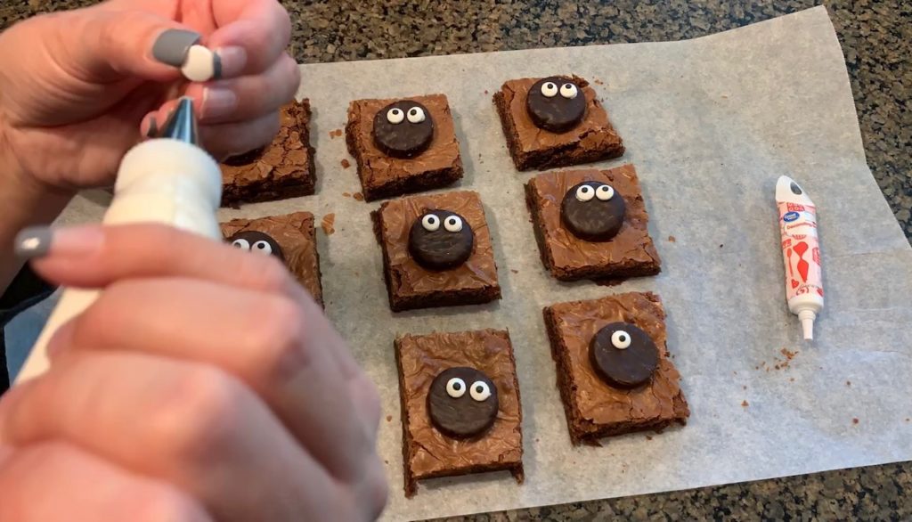 Halloween Vampire Brownies
