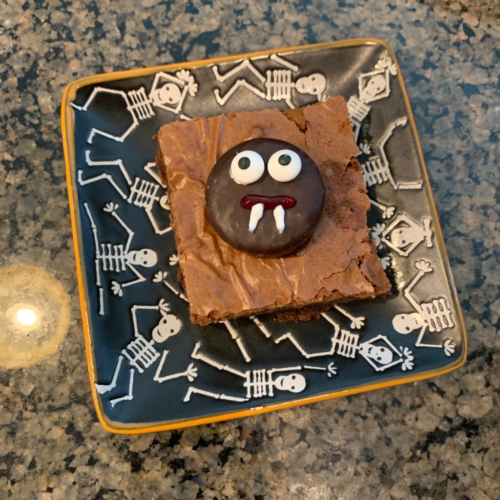 Halloween Vampire Brownies
