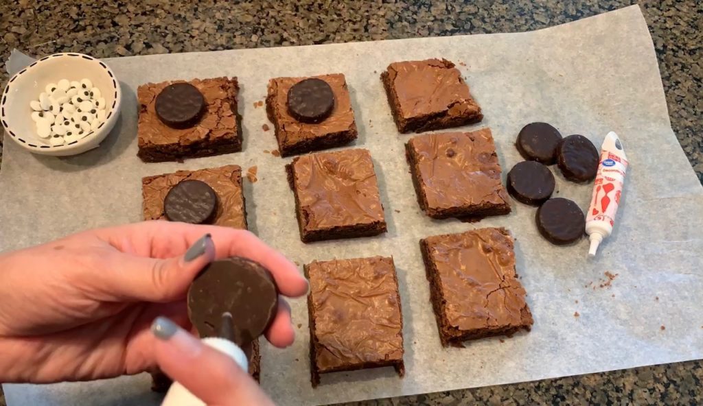 Halloween Vampire Brownies