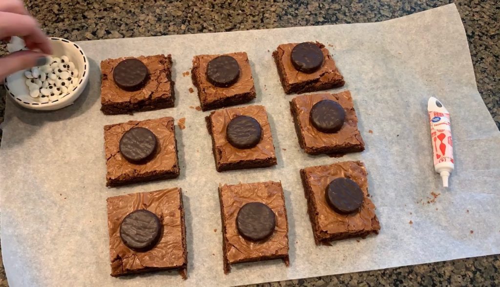 Halloween Vampire Brownies