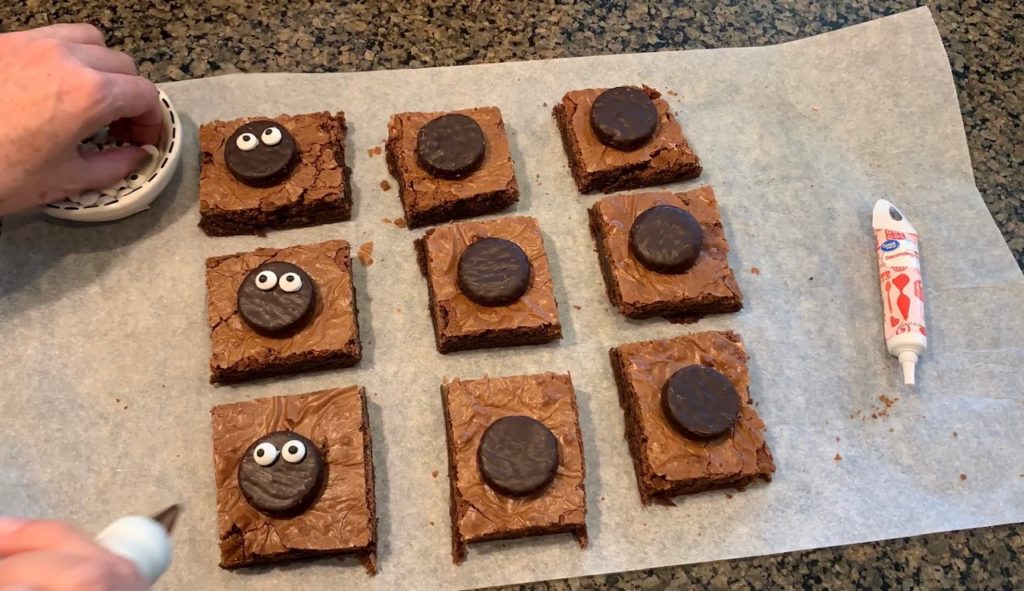 Halloween Vampire Brownies