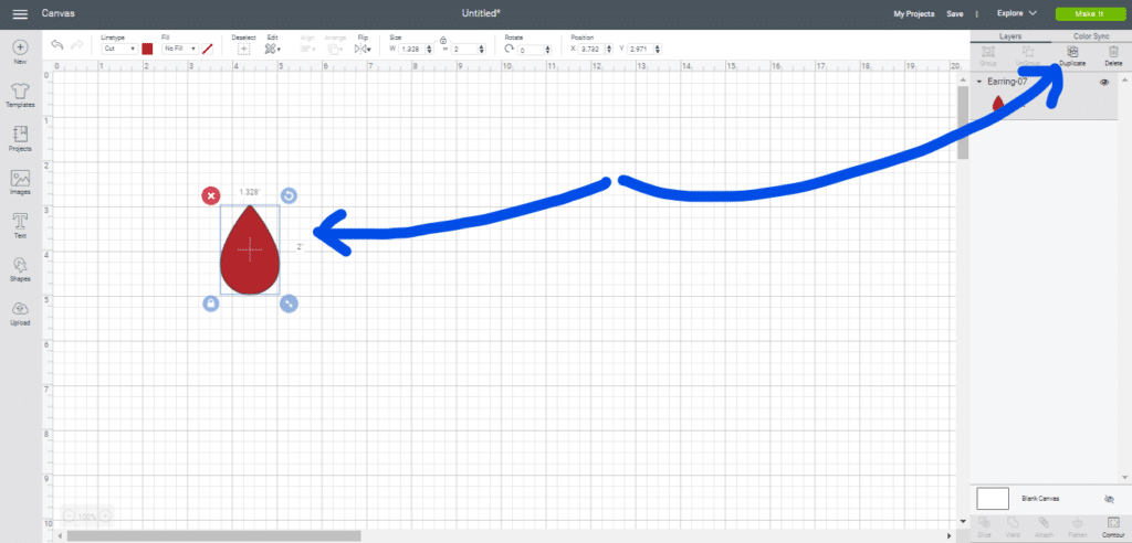 duplicating valentine's day earrings diy
