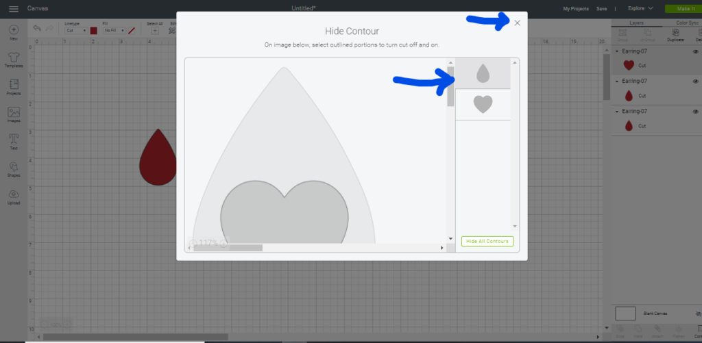 teardrop diy faux leather earrings for Valentine's Day