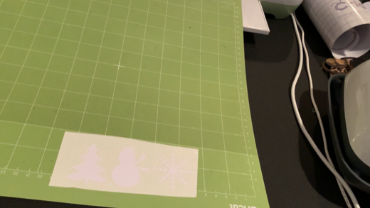 Making Wood Slice Ornaments with Cricut, paint, and vinyl