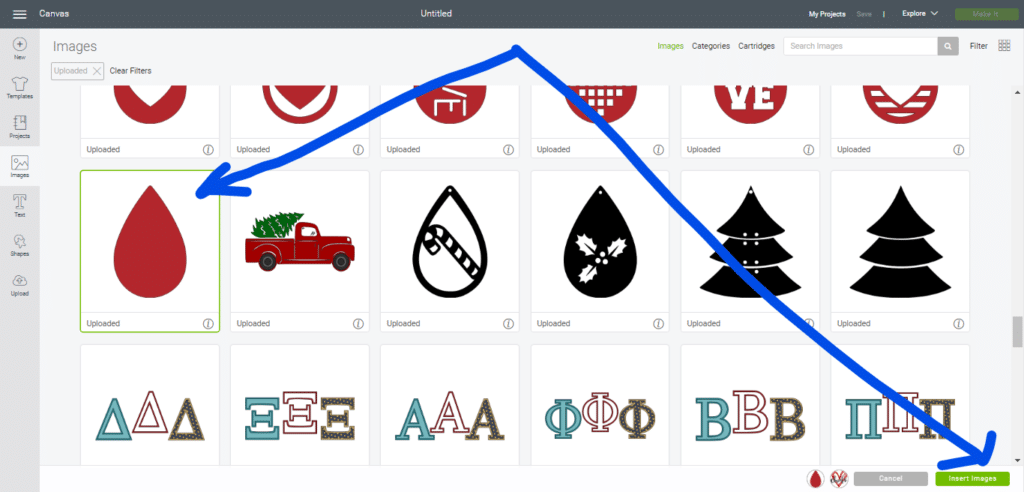 tear drop earrings for Cricut diy earrings