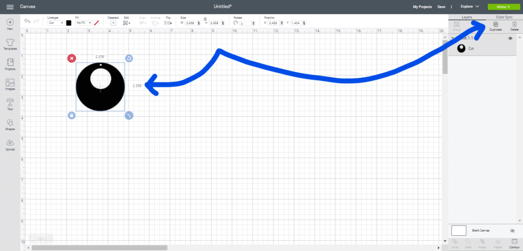duplicate the leather earring