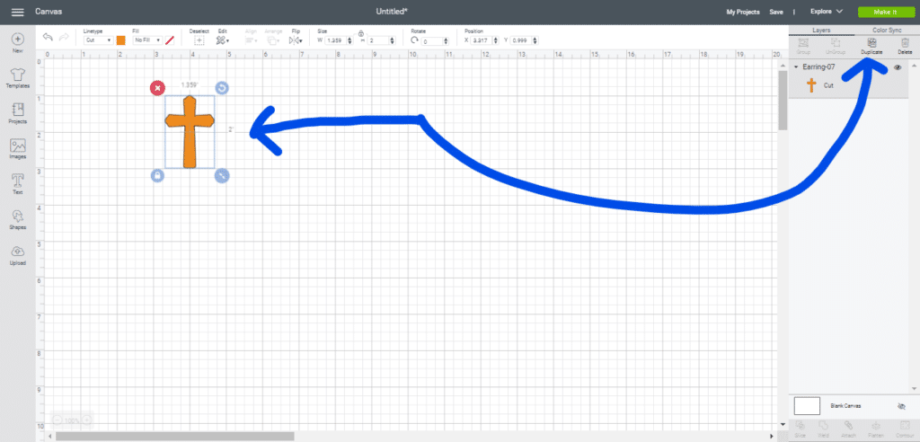 duplicate the leather earring diy