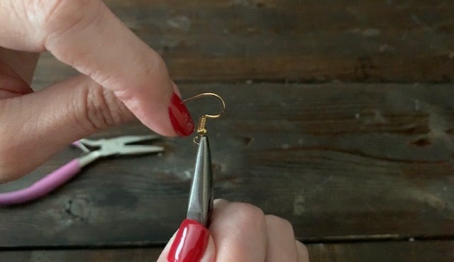 open hook for earrings