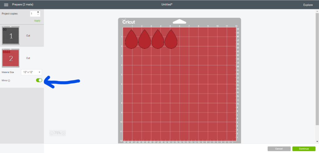 Cricut mats ready to cut faux leather earrings