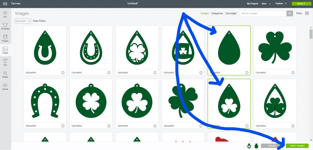 St. Patrick's Earrings DIY