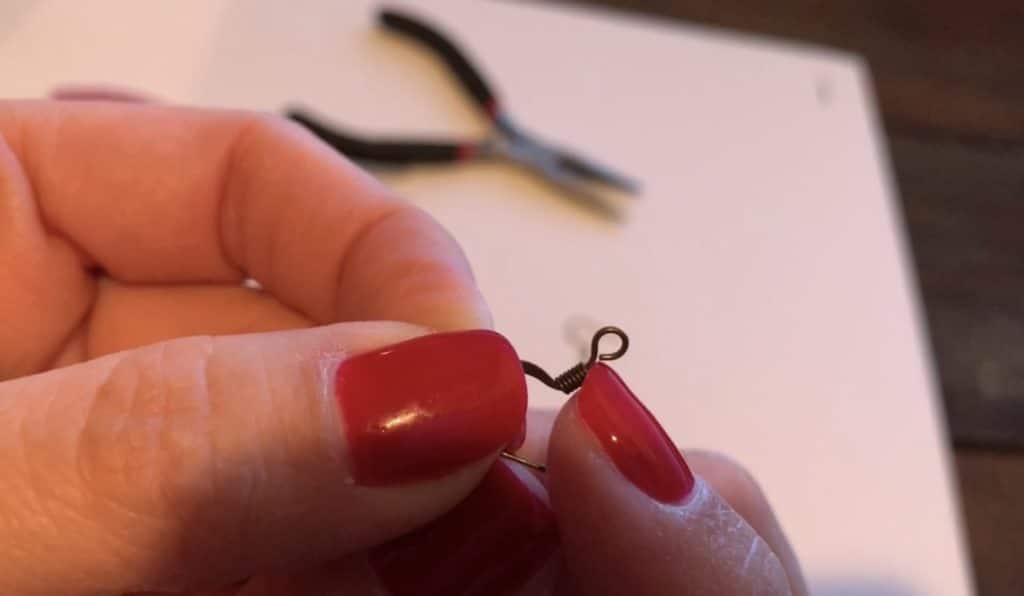 hook for fringe leather earrings diy