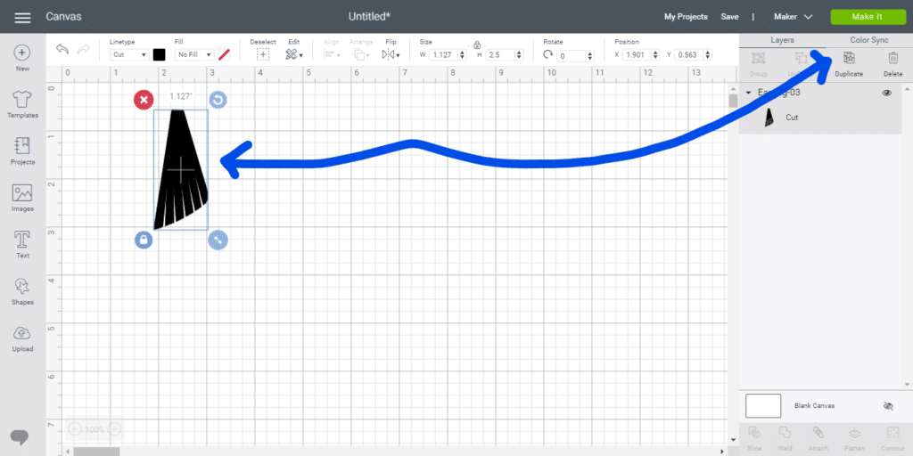 duplicate images of earrings