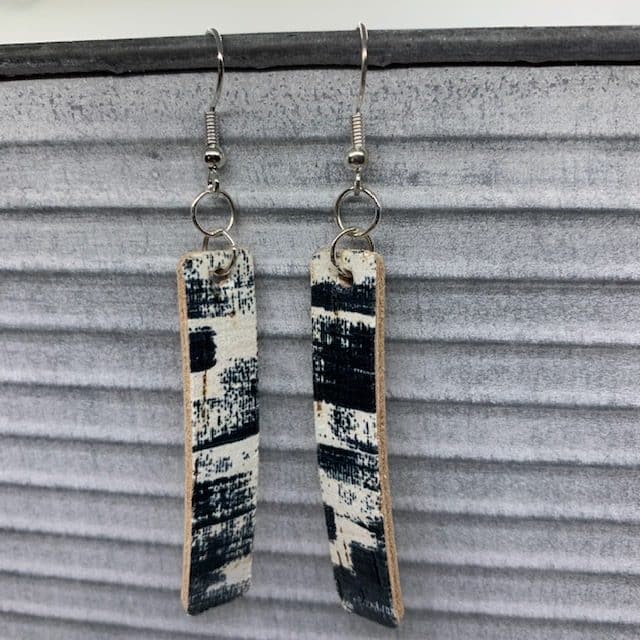 Bar Leather Earring DIY