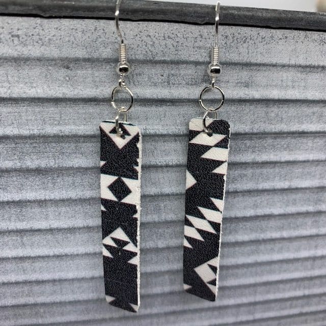 Bar Leather Earring DIY