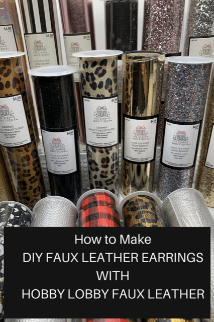 Hobby Lobby faux leather