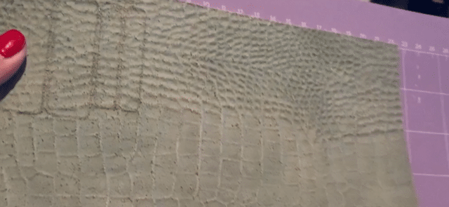 cutting leather earrings with a Cricut machine