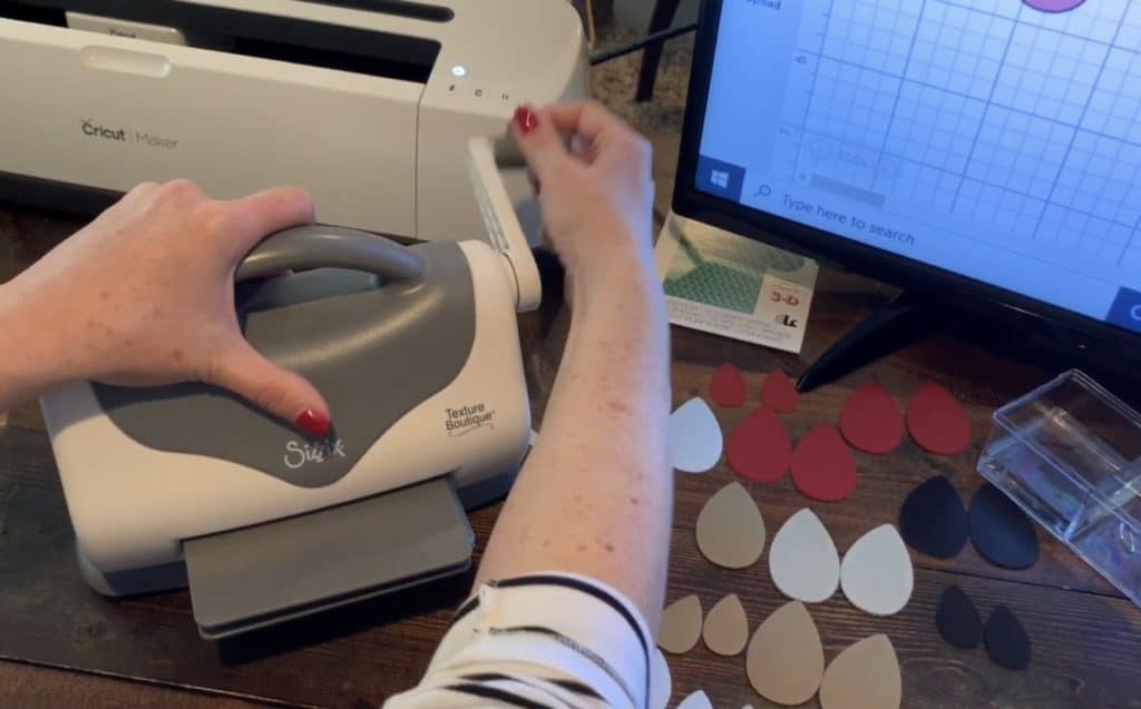 using embossing machine