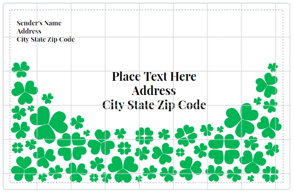 St. Patrick's Day box label