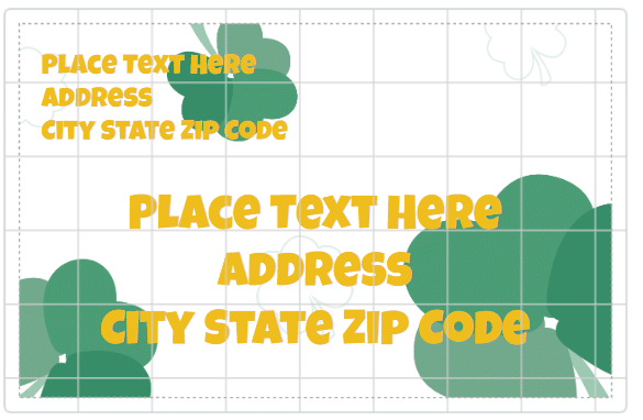 St. Patrick's Day box label