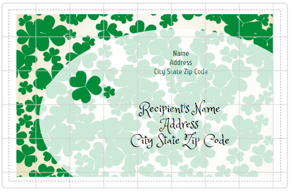 St. Patrick's Day box label