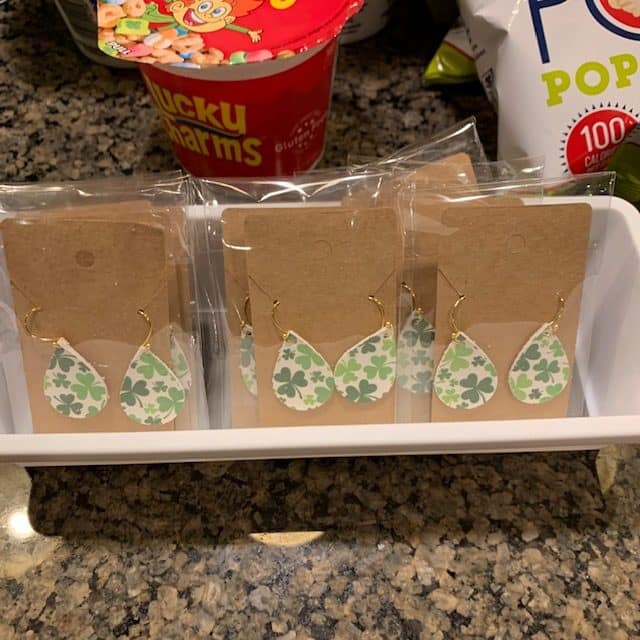 Green food ideas for St. Patrick's Day care package