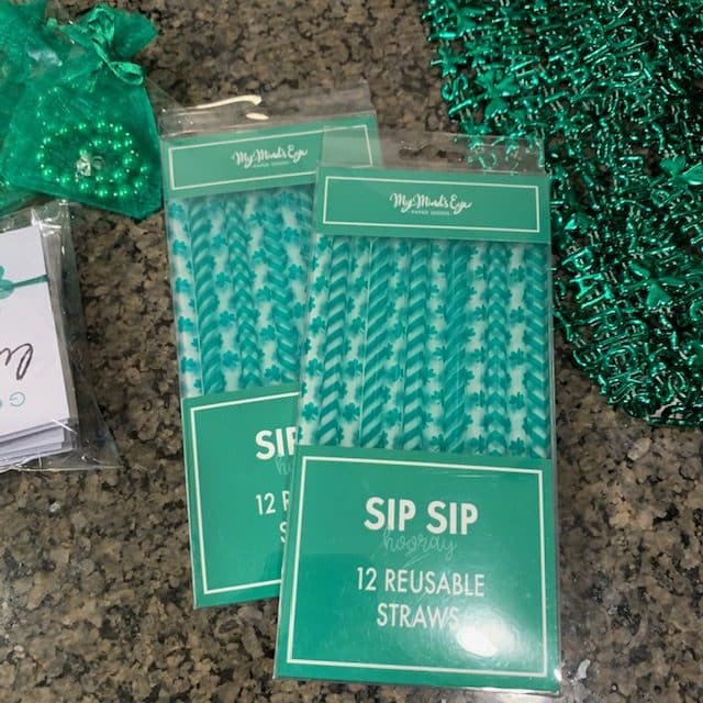 Green food ideas for St. Patrick's Day care package